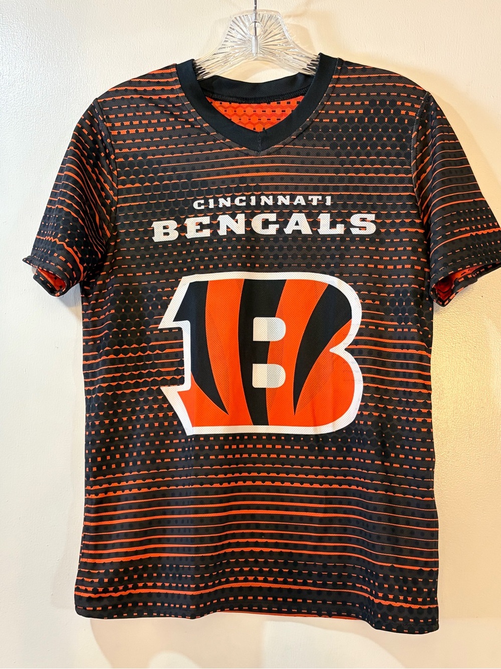 NFL Flag Cincinnati Bengals Youth Jersey Sz Medium